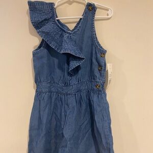 Habitual Indigo Denim Romper NWT